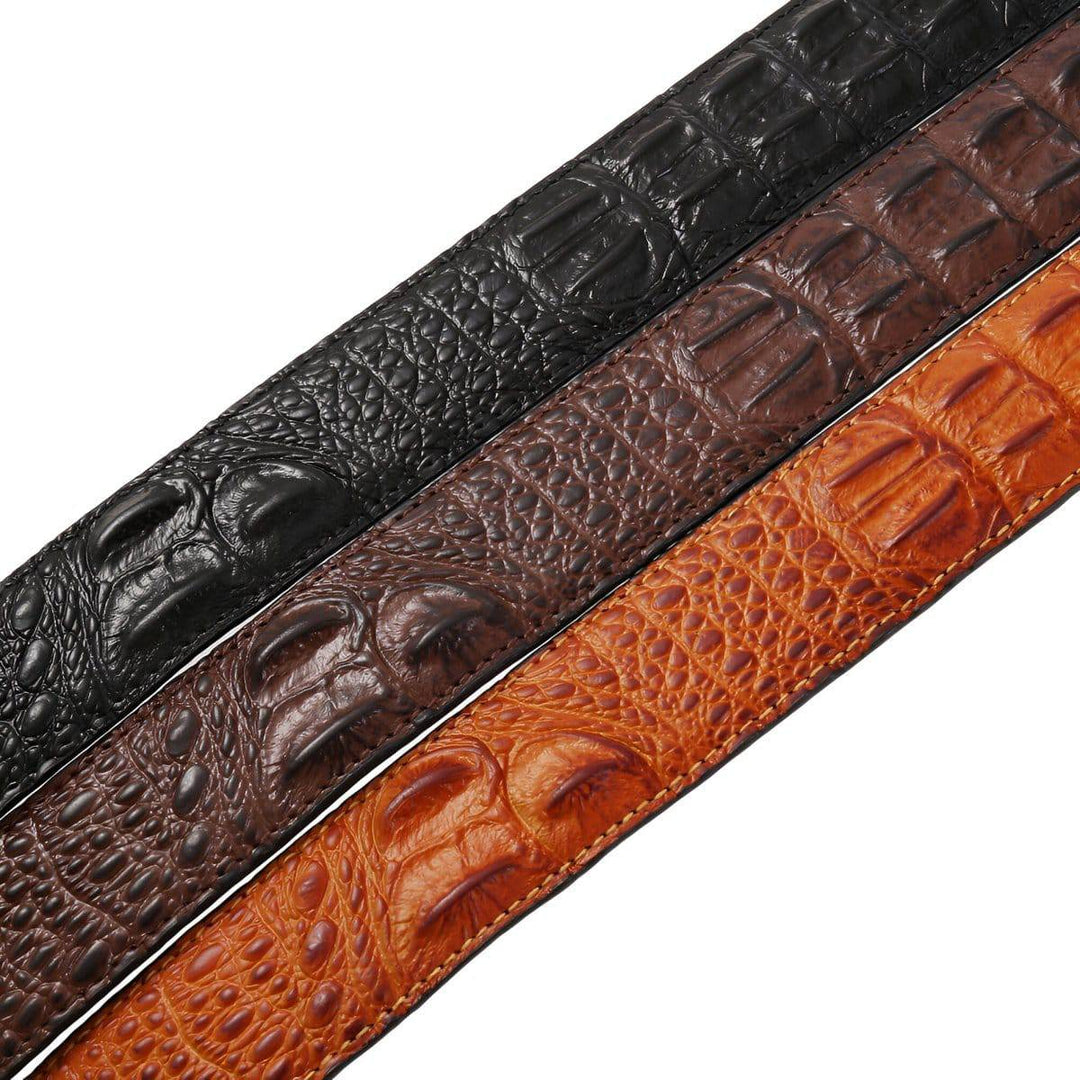 Leather Belt Strap, Snake Look, Gaspard Model