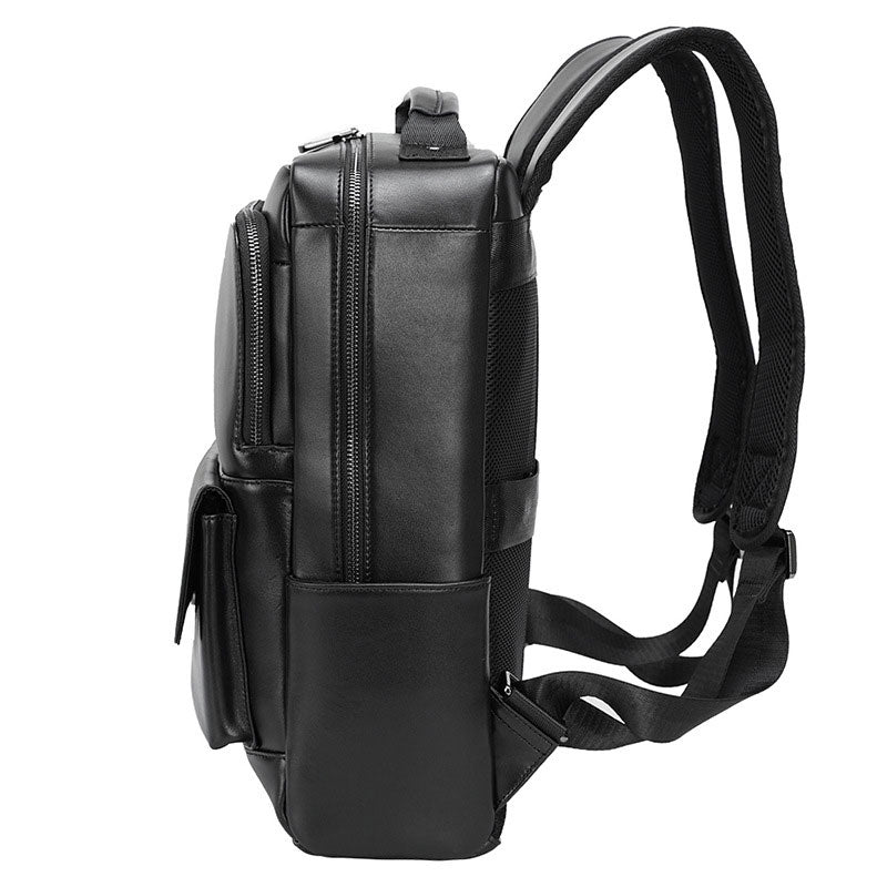 Luxury men's Napa leather backpack from a designer brand