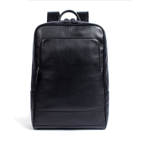 Professional men's leather backpack with a classic touch