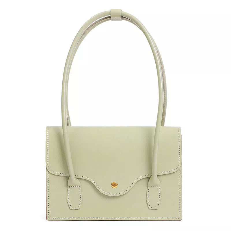 Medium Vegetable Tanned Leather Shoulder Bag - Leather Purse Backpack