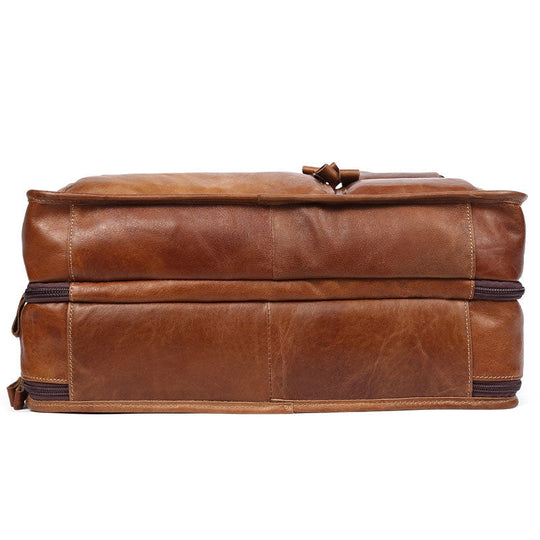Fashionable men's briefcase with luxury craftsmanship