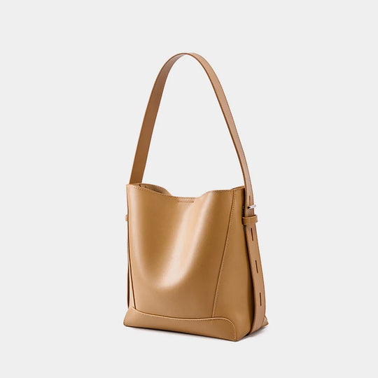 Best-rated elegant leather bucket bags