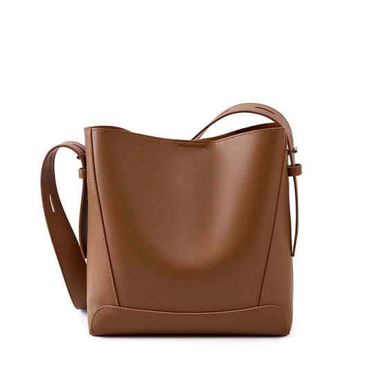 Best high-quality leather shoulder bucket bags