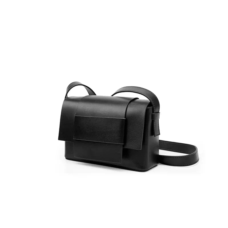 Timeless leather crossbody bag for women with a small size