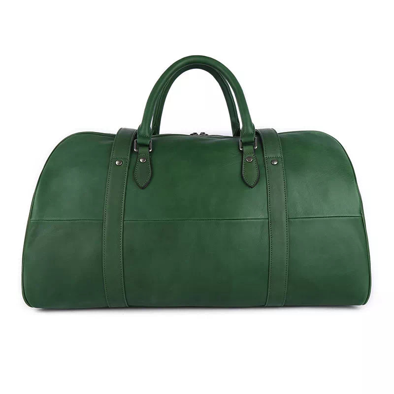 Exclusive Vegetable Tanned Leather Duffle Bag