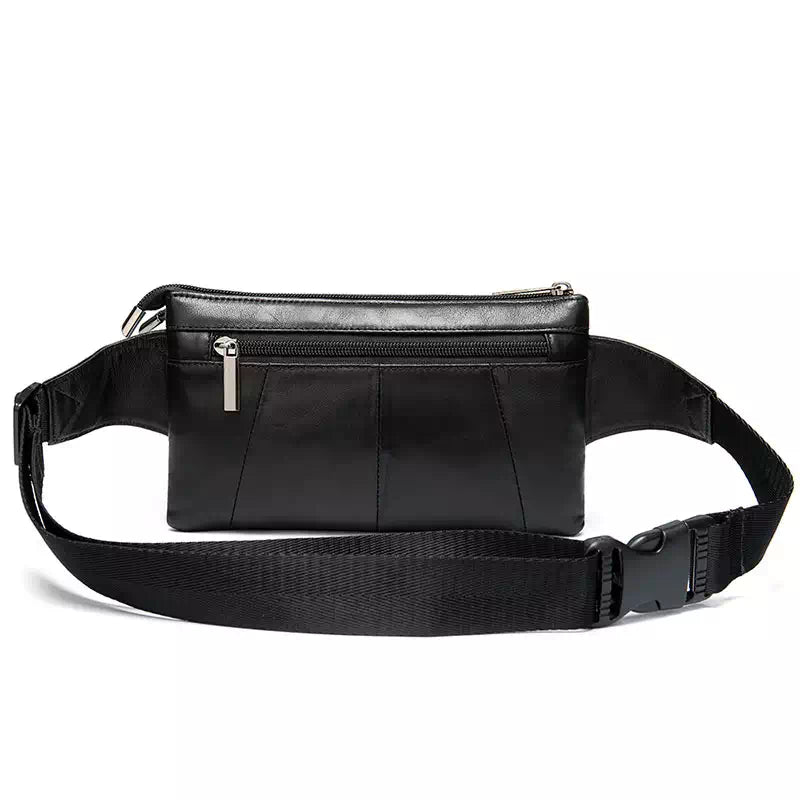 Gender-neutral leather fanny packs for him and her