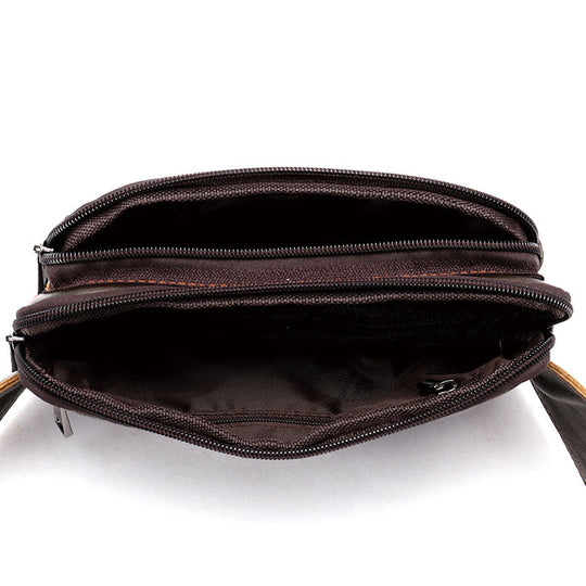 Modern men's leather belt bags