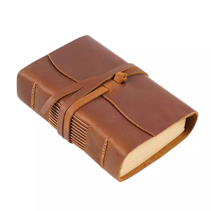 Antique leather journal with 400 sheets