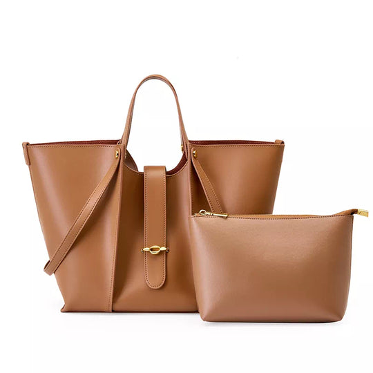 Fashionable leather tote for women