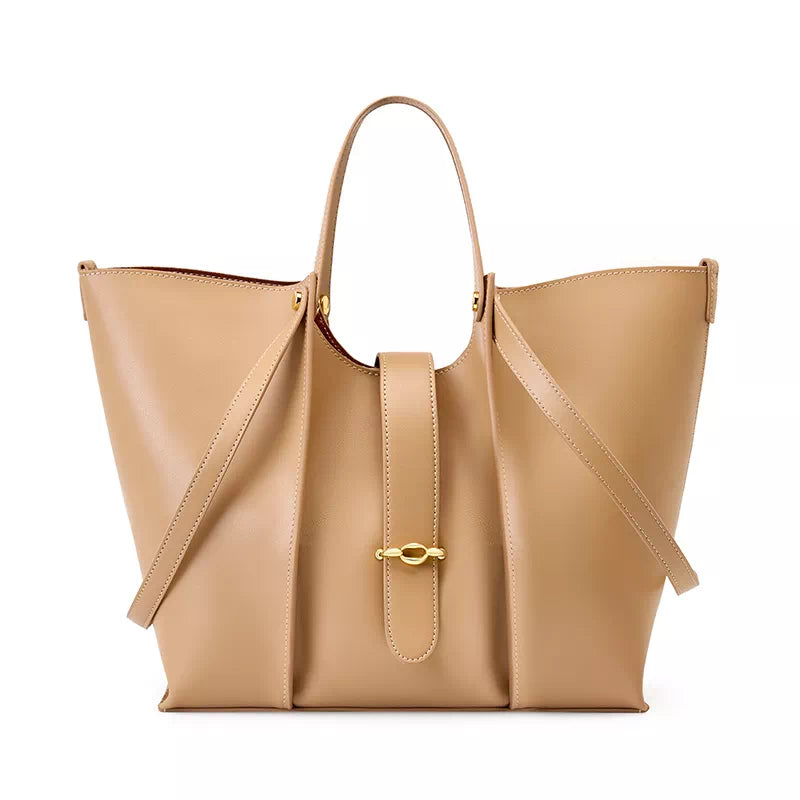 Stylish luxury leather tote bag
