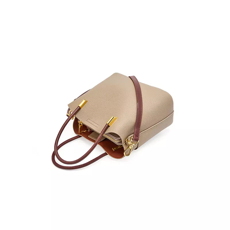 Stylish small leather handbag for woman