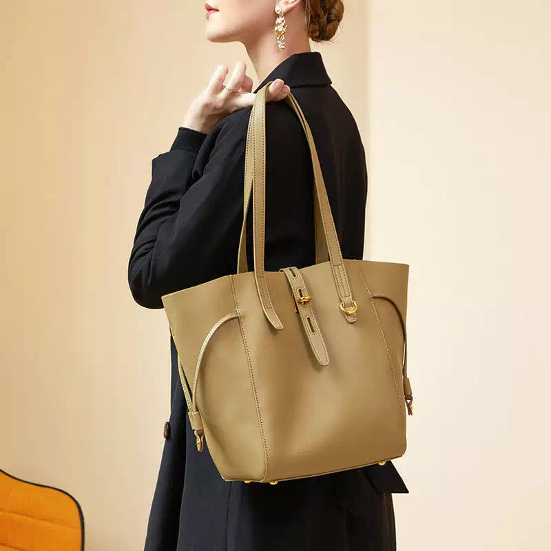 Exclusive beige tote bag for her