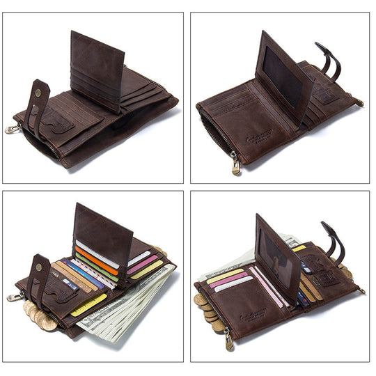 Designer men's wallet with classic style