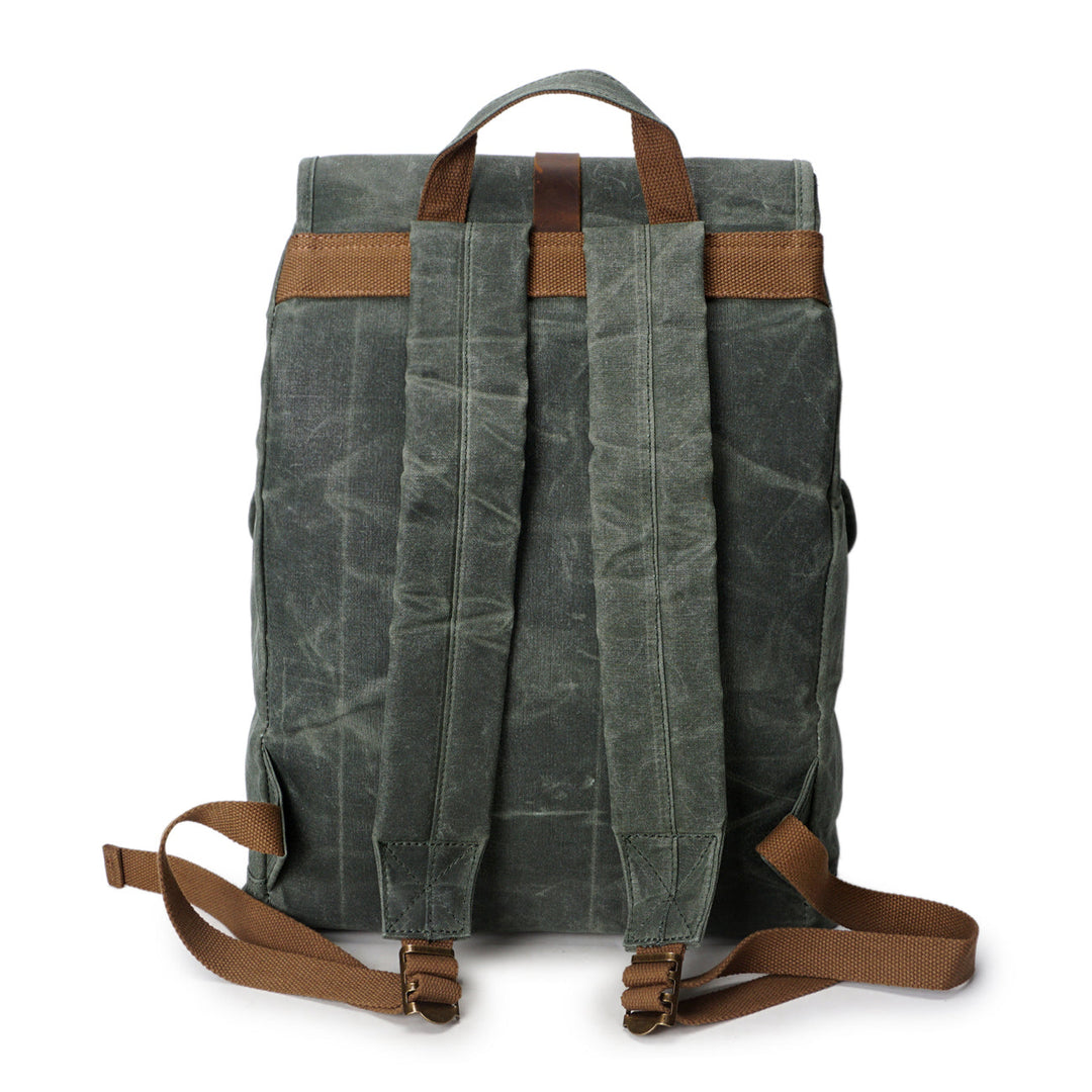 Stylish Vintage Rucksack with Durable Fabric and Timeless Appeal