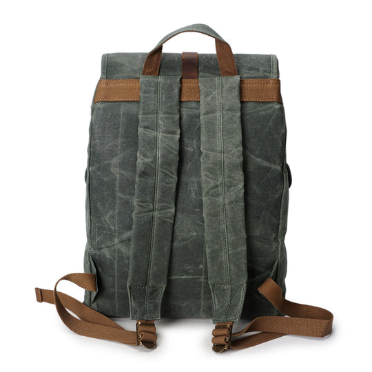 Stylish Vintage Rucksack with Durable Fabric and Timeless Appeal