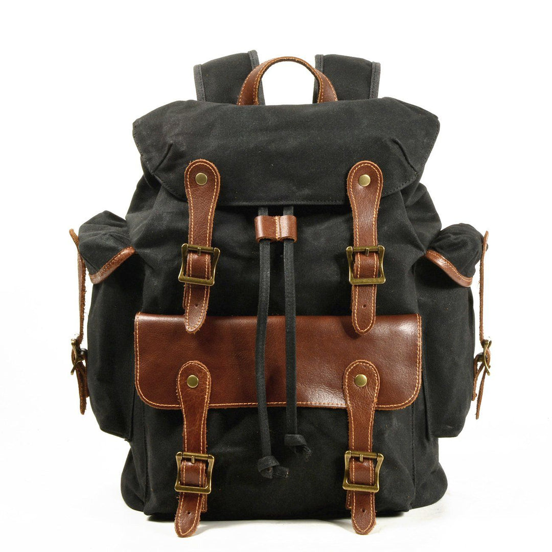 Classic Old School Backpack – Vintage-Style, Durable Canvas Bag for Daily Use