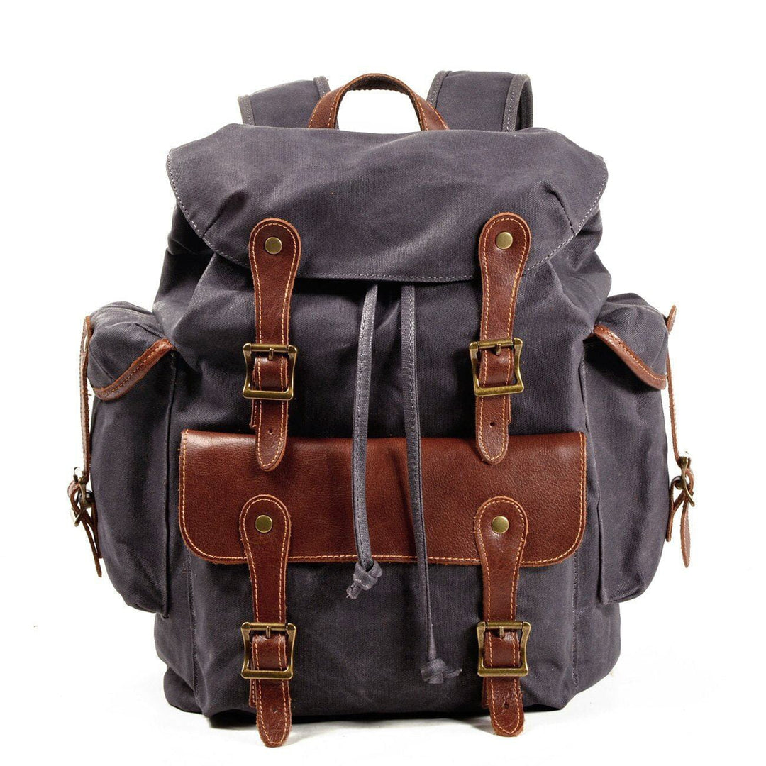 Classic Old School Backpack – Vintage-Style, Durable Canvas Bag for Daily Use