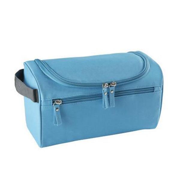 Compact toiletry case with waterproof features for the shower