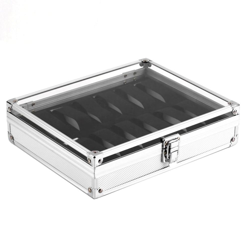 Silver Watch and Jewelry Display Metal Storage Box - Leather Purse Backpack