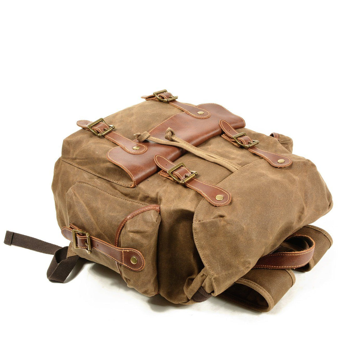 Classic Old School Backpack – Vintage-Style, Durable Canvas Bag for Daily Use