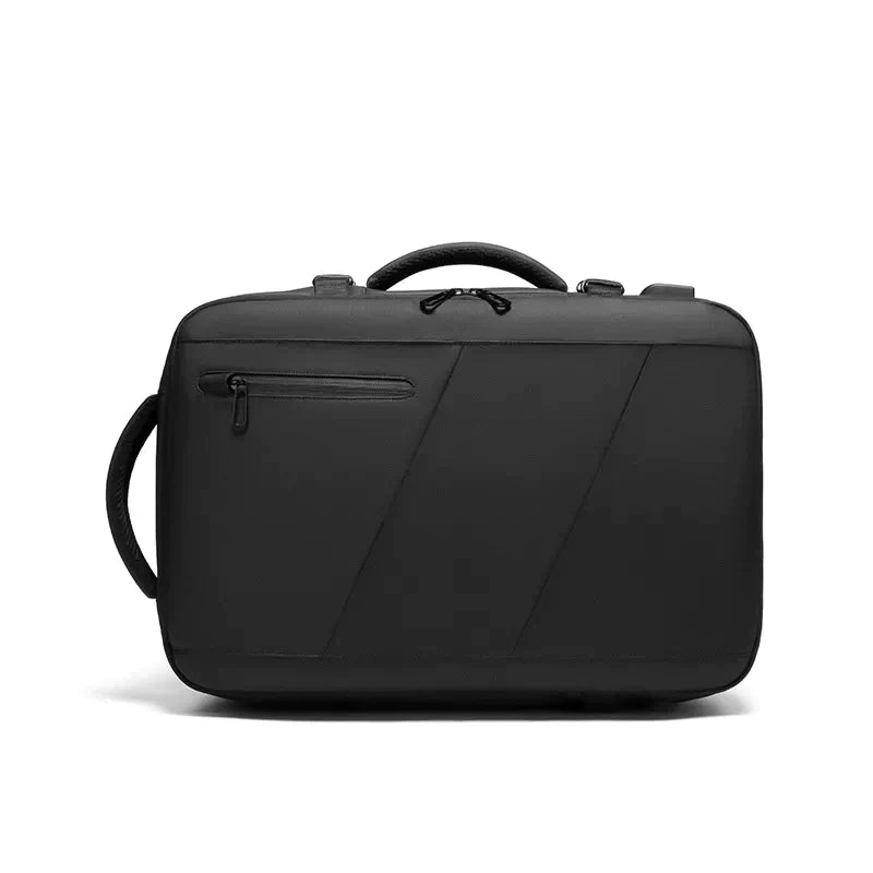Medium-sized travel backpack with expandable compartments