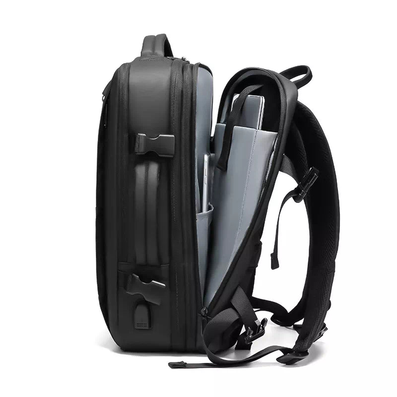 Men's mid-size expandable carry-on travel backpack