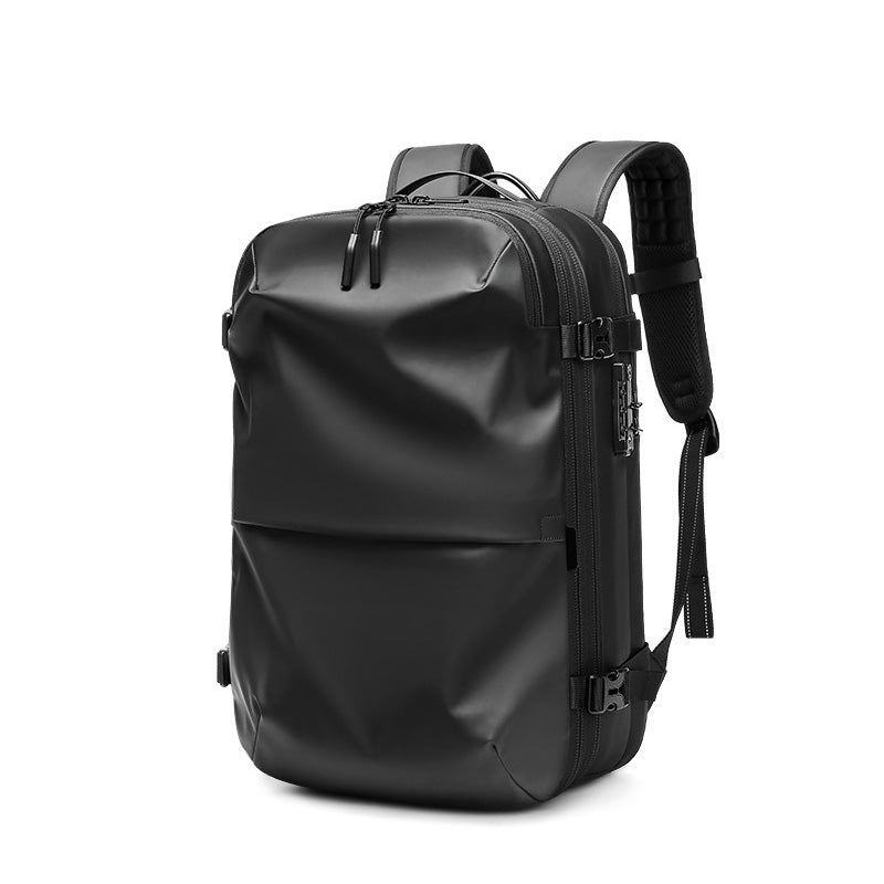 Water-resistant canvas camera backpack