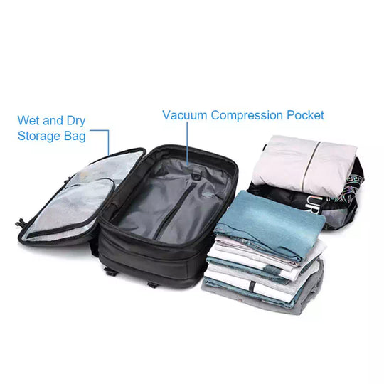Waterproof canvas DSLR camera backpack