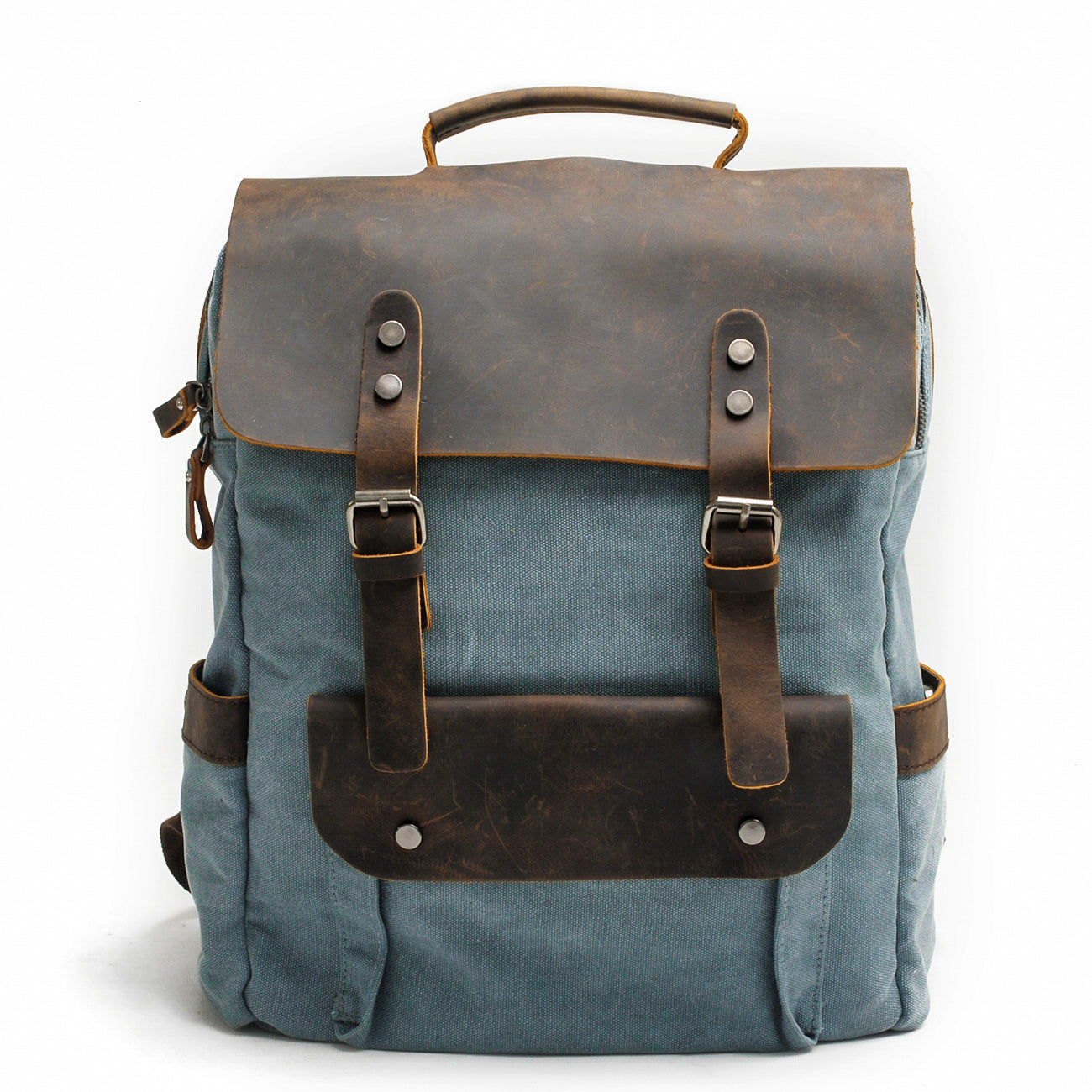 Vintage Canvas Backpack – Classic, Durable Bag with Timeless Style for All - Leather Purse Backpack