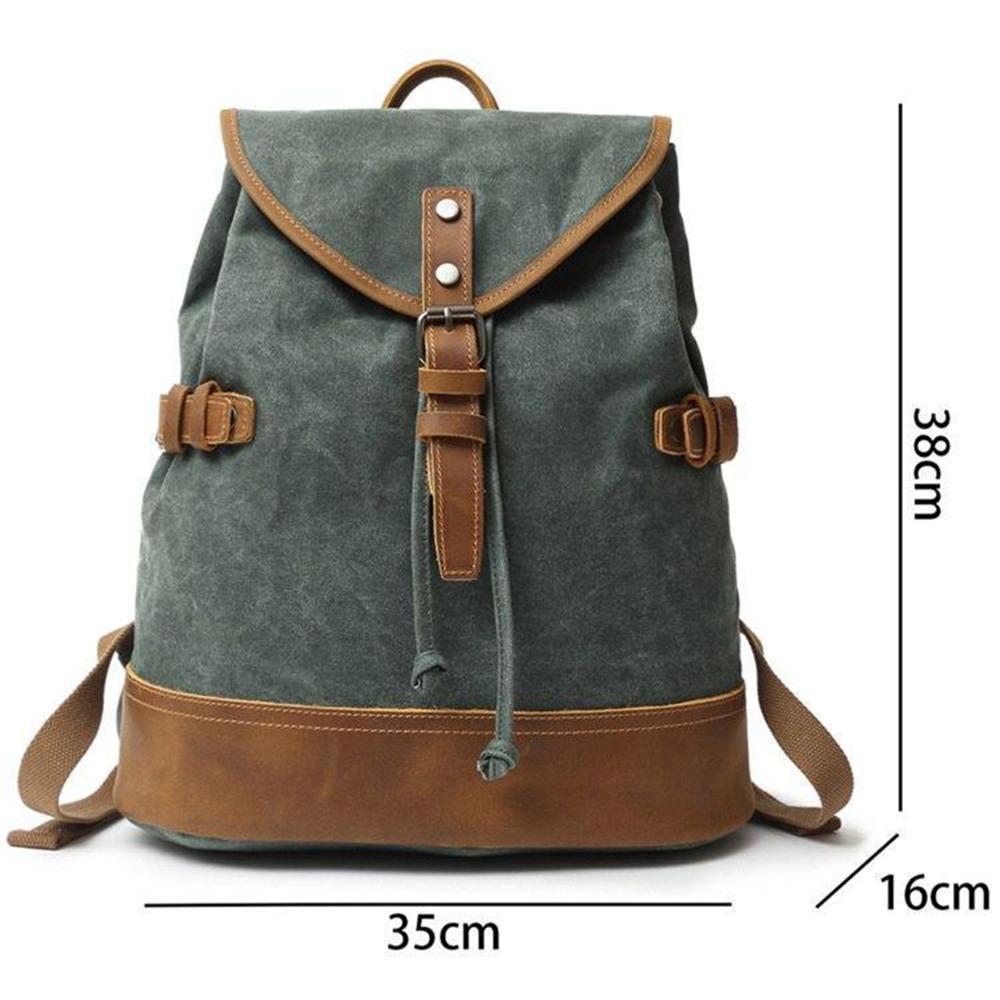 Versatile Women’s Canvas Backpack for Work and Play - Leather Purse Backpack