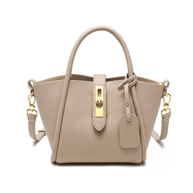 Chic and sophisticated women's leather satchel