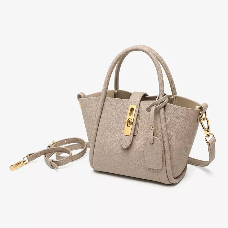 Classic design top handle handbag for women