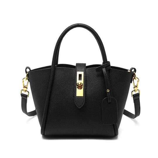 Classic women's handbag with stylish top handle