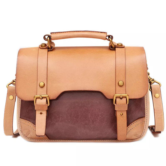 Best Vintage Design Leather Top Handle Crossbody Bags for Women