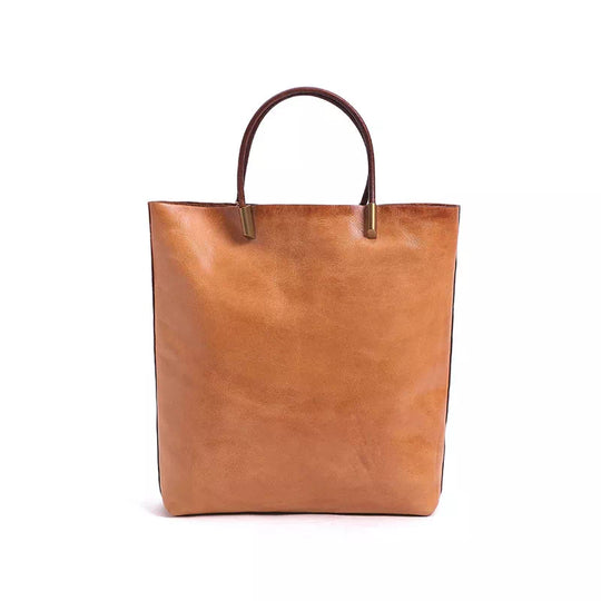 Mini leather tote for her