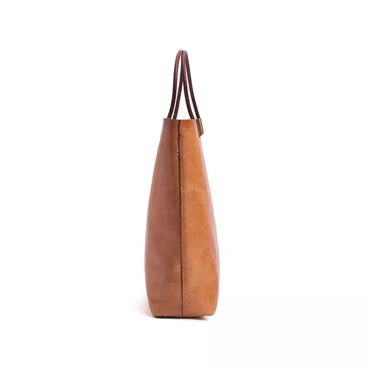 Small leather crossbody tote