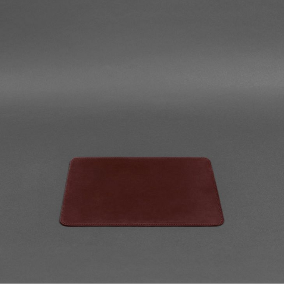 Leather mouse pad handmade
