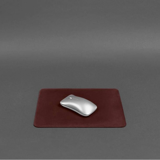 High-quality leather mouse pad