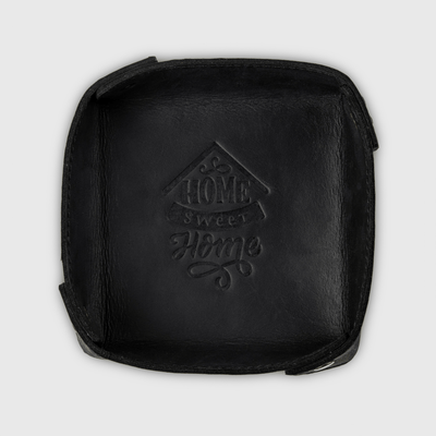 Leather Catchall Valet Tray