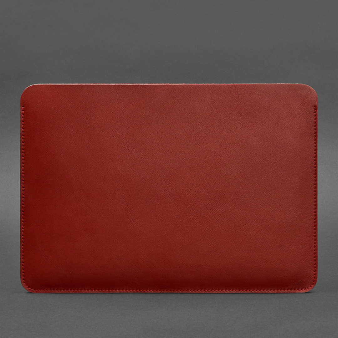 Quality leather sleeve macbook case