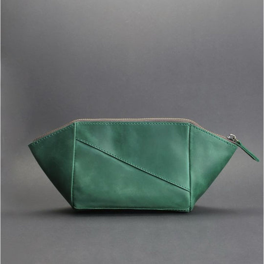 large leather toiletry bag
