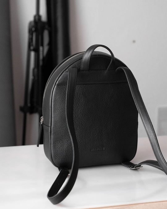 Women's designer leather backpack