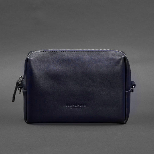 cosmetic bag large blue