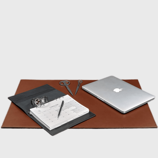 Luxury Leather Desk Pad - Large