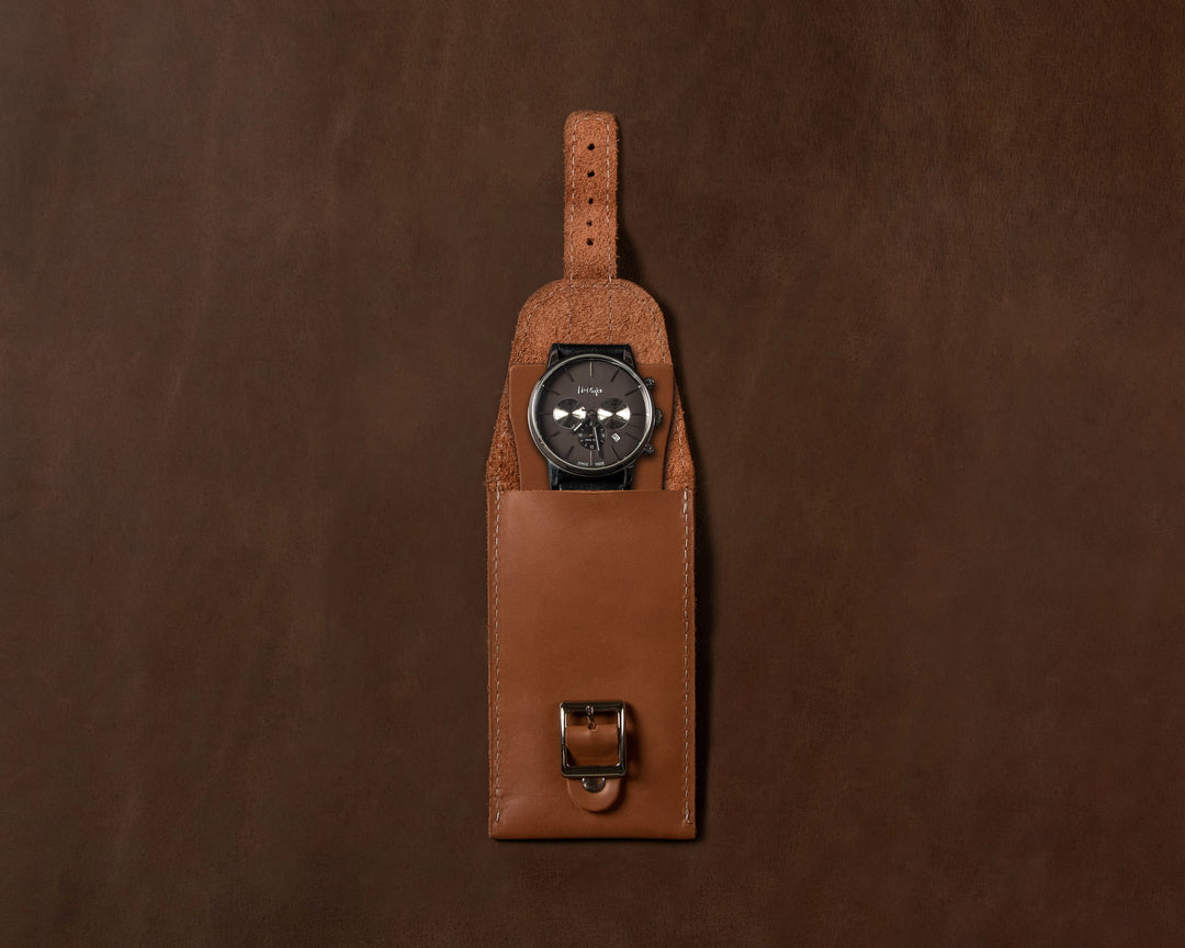 Leather Pouch Watch