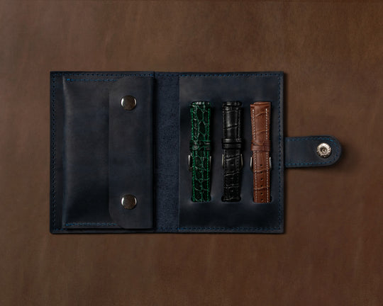 leather watch case travel