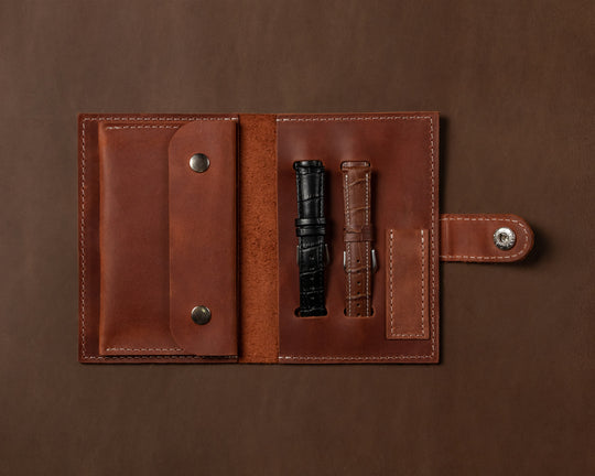 leather case for pocket watch