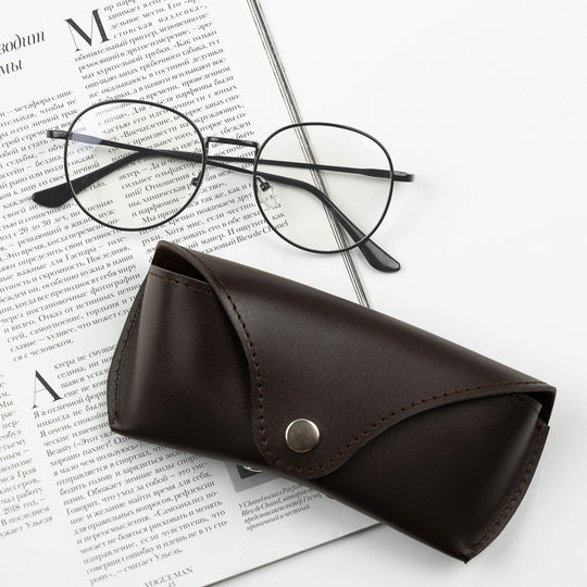 Leather Sunglass Cases Goggles Case