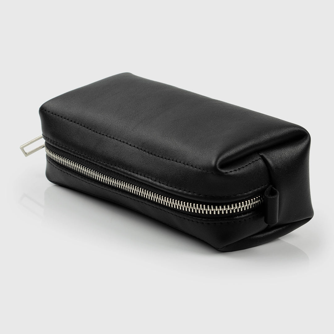 Leather cosmetic bags Black