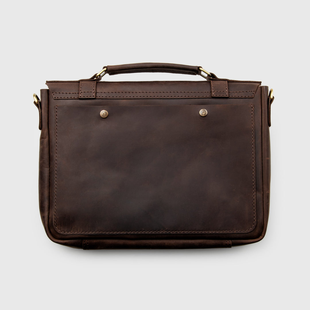 leather messenger satchel bag